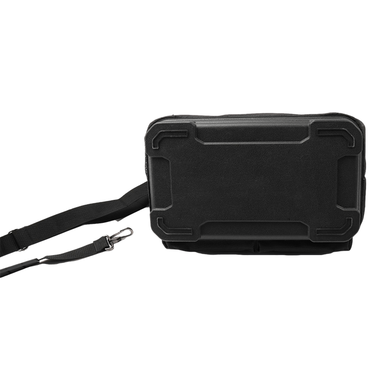 MANGO DE BARRA DE ACERO NEGRO DE 16 ', 18 BOLSILLOS, DIA.22MM, BOLSA PARA HERRAMIENTAS CON FONDO DURO IMPERMEABLE JKB-73319-16