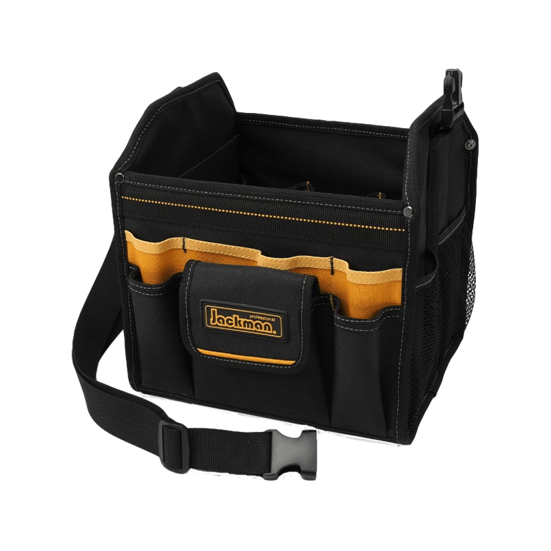 ORGANIZADOR DE HERRAMIENTAS PLEGABLE DE 11', SERIE 700 NEGRO/AMARILLO, HECHO DE 1680D JKB-85719-11