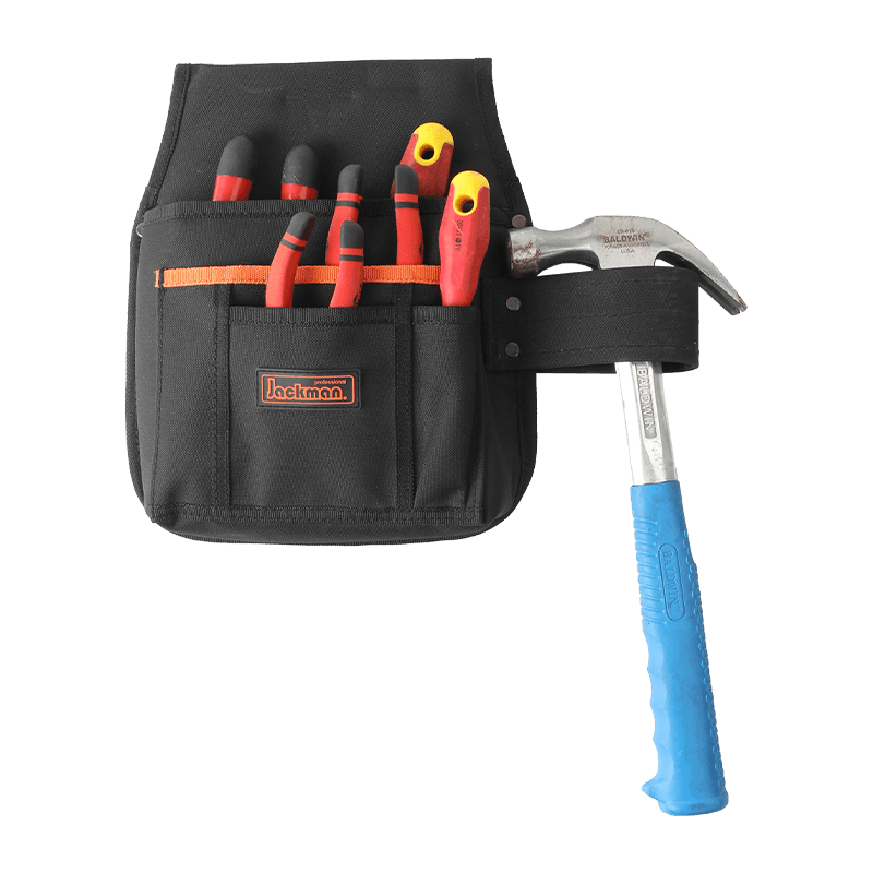 Cinturón de bolsillo para herramientas con lazo para martillo JKB-00416