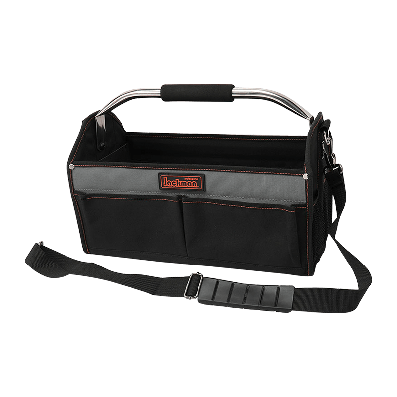 Tote abierto plegable de 17' con mango de acero inoxidable (serie 200) JKB-295J19-17