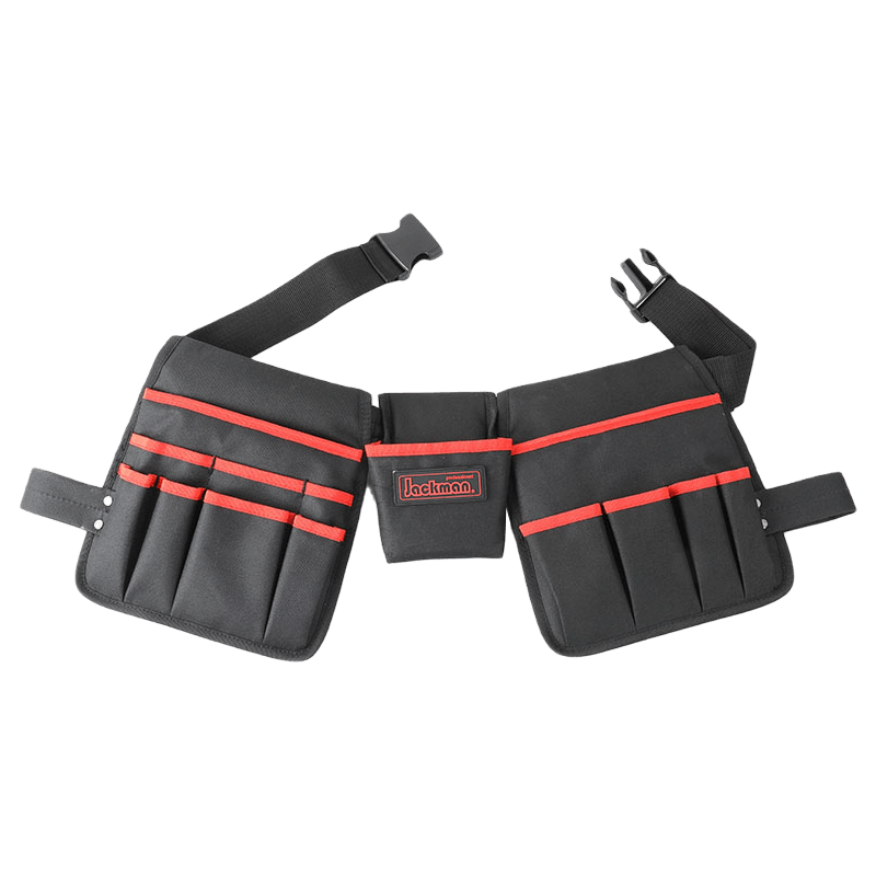 CINTURÓN PARA HERRAMIENTAS DE 3 BOLSAS CON 2 PORTAMARTILLOS JKB-348