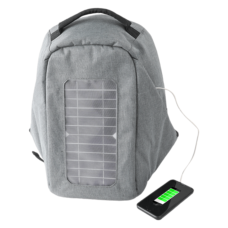 Mochila con cargador solar JKB-66120