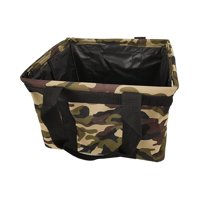 Bolsa para herramientas rectangular plegable de 18 cm, camuflaje, JKB-702-2-CA