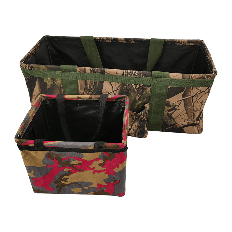 Bolsa para herramientas rectangular plegable de 25 cm, camuflaje, JKB-702-3-CA