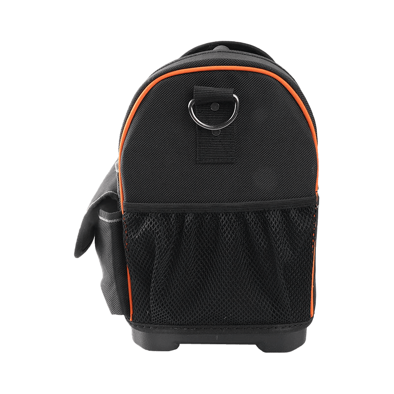 14' 13 BOLSILLOS MANGO DE BARRA DE ACERO NEGRO DIA.22MM BOLSA PARA HERRAMIENTAS CON FONDO DURO IMPERMEABLE JKB-733B19-14