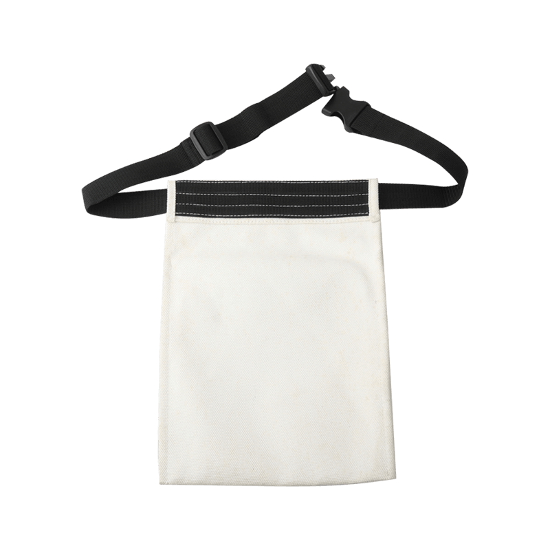 BOLSA DE LONA BLANCA CUATRO BOLSILLOS MULTIUSOS SIGNLE CINTURA HERRAMIENTAS JKB-323813-C