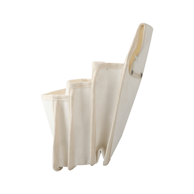 Riñonera multiusos de 3 etapas de lona blanca JKB-370C13