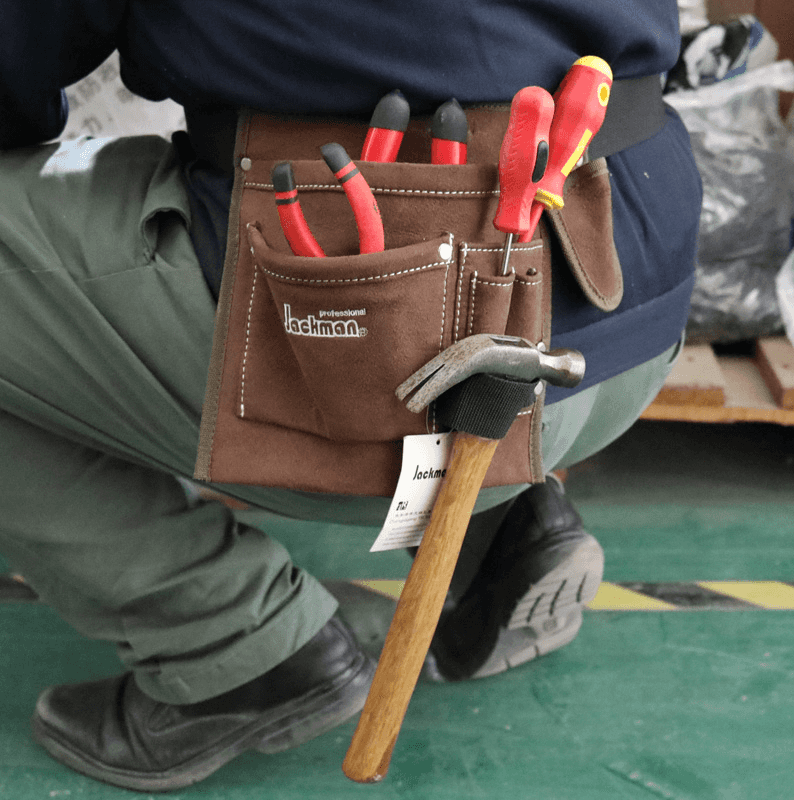 BOLSA DE HERRAMIENTAS DE CINTURÓN DE CINTURÓN DE ANTE JKB-396V13