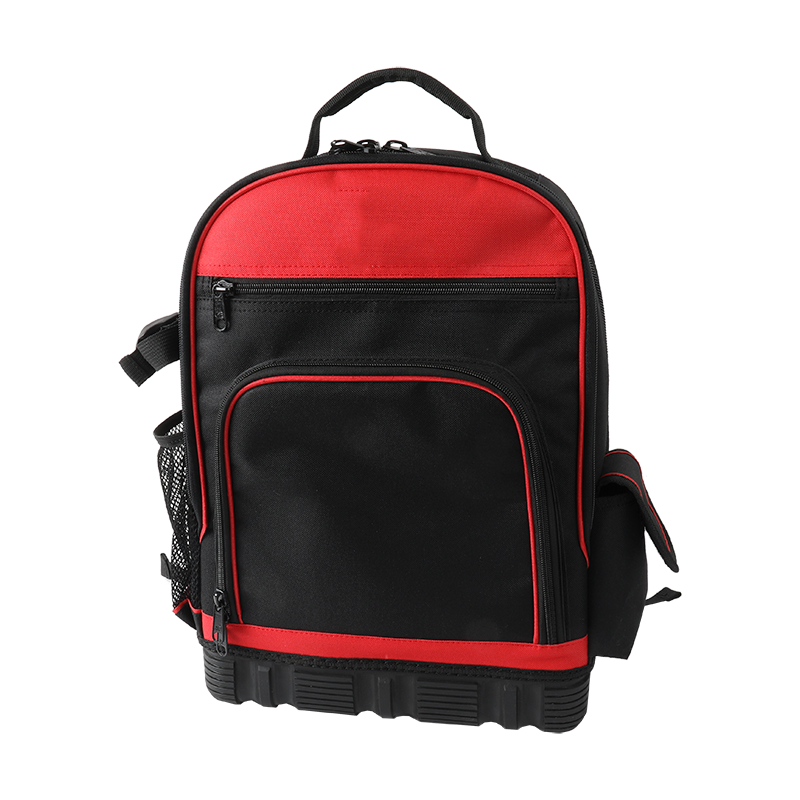 Paquete de bolsa de herramientas de fondo duro para trabajo pesado de 12 'con panel de 4 herramientas extraíble incorporado JKB-65920